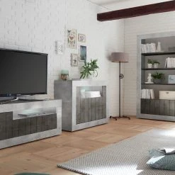 LC Spa Kommode Urbino - Anthrazit / Hellgrau -Schlafzimmer Verkaufe DE 1000306551 211122 15085900091 DETAILS P000000001000306551