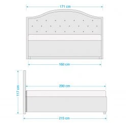 Loftscape Polsterbett Barrydale -Schlafzimmer Verkaufe DE 1000307103 220204 12542900500 SKETCH DETAILS P000000001000307103 sketch