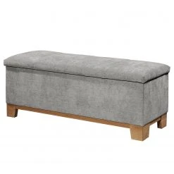 Loftscape Truhe Vibe - Webstoff Oda: Grau