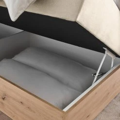Loftscape Polsterbett Skaland - Microfaser Zari: Creme -Schlafzimmer Verkaufe DE 1000307939 211217 11310800352 DETAILS P000000001000307939