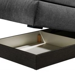 Loftscape Boxspringbett Le Roy - Microvelours Thala: Anthrazit - 120 x 200cm -Schlafzimmer Verkaufe DE 1000307953 211217 11315100429 DETAILS P000000001000307953