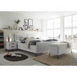 Loftscape Boxspringbett Kendisi - Microvelours Thala: Silber -Schlafzimmer Verkaufe DE 1000307969 211217 11324700489 MOOD DETAILS P000000001000307969 mood