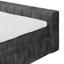 Loftscape Boxspringbett Corryton - Microfaser Inga: Dunkelgrau - 140 x 200cm -Schlafzimmer Verkaufe DE 1000307986 211217 11334300618 DETAILS P000000001000307986