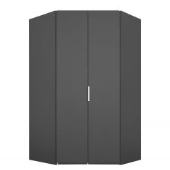 Eckschrank SKØP pure - Graphit - Höhe: 222 cm - Breite: 127 cm