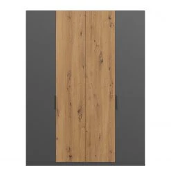 Drehtürenschrank SKØP pure artisan - Graphit / Eiche Artisan Dekor - Höhe: 222 cm - Breite: 181 cm -Schlafzimmer Verkaufe DE 1000309567 220812 030 DETAILS P000000001000309567