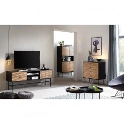 Red Living Kommode Uckerby I - Echtholzfurnier - Eiche / Schwarz -Schlafzimmer Verkaufe DE 1000310533 211125 111835000102 MOOD DETAILS P000000001000310533 mood