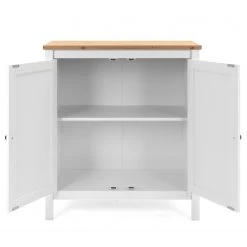 Ridgevalley Kommode Bombita - Weiß / Eiche Artisan Dekor -Schlafzimmer Verkaufe DE 1000310610 211118 060556000045 DETAILS P000000001000310610