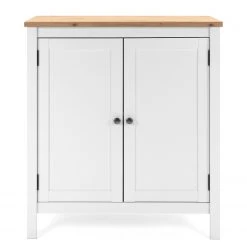 Ridgevalley Kommode Bombita - Weiß / Eiche Artisan Dekor -Schlafzimmer Verkaufe DE 1000310610 211118 060556000078 DETAILS P000000001000310610