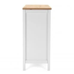 Ridgevalley Kommode Bombita - Weiß / Eiche Artisan Dekor -Schlafzimmer Verkaufe DE 1000310610 211118 060556000100 DETAILS P000000001000310610