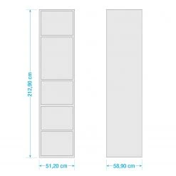 Loftscape Drehtürenschrank Longfort II - Breite: 51 cm -Schlafzimmer Verkaufe DE 1000311177 211201 14092500612 SKETCH DETAILS P000000001000311177 sketch