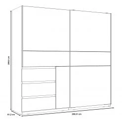 Loftscape Schwebetürenschrank Thornton -Schlafzimmer Verkaufe DE 1000311702 211126 150051000587 SKETCH DETAILS P000000001000311702 sketch