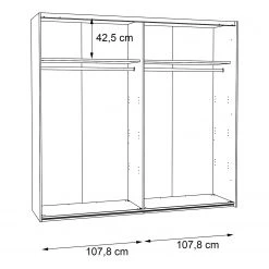 Loftscape Schwebetürenschrank Ravenswood - Breite: 220 cm -Schlafzimmer Verkaufe DE 1000311716 211126 15005100615 SKETCH DETAILS P000000001000311716 sketch