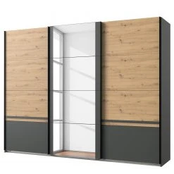 Wimex Schwebetürenschrank Gibraltar - Eiche Artisan Dekor / Anthrazit