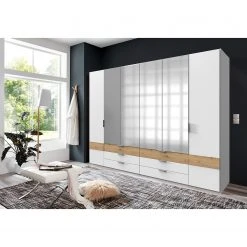 Wimex Drehtürenschrank Gibraltar - Eiche Artisan Dekor / Weiß - Breite: 270 cm -Schlafzimmer Verkaufe DE 1000313194 220107 08170100168 MOOD DETAILS P000000001000313194 mood