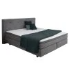 Loftscape Boxspringbett Longsland - Grau - 180 x 200cm