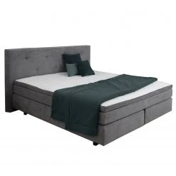 Loftscape Boxspringbett Longsland - Grau - 180 x 200cm