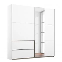 Rauch Blue Schwebetürenschrank Sevilla II - Alpinweiß - Breite: 175 cm - Silber