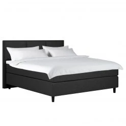 Loftscape Boxspringbett Paule - Schwarz - 160 x 210cm