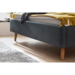 Meise.möbel Polsterbett Frieda - Webstoff Stenja: Grau - 180 x 200cm - Braun - Ohne Stauraum -Schlafzimmer Verkaufe DE 1000316989 220107 14171700098 MOOD DETAILS P000000001000316989 mood
