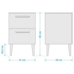 Nachtkommode SKØP scandi - Breite: 40 cm -Schlafzimmer Verkaufe DE 1000317159 220119 1416190000505 SKETCH DETAILS P000000001000317159 sketch