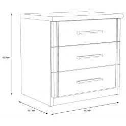 Loftscape Nachtkommode Janem - Eiche Sonoma Dekor -Schlafzimmer Verkaufe DE 1000324971 220117 082151000535 SKETCH DETAILS P000000001000324971 sketch