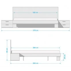 Loftscape Bettanlage Heideck (3-teilig) -Schlafzimmer Verkaufe DE 1000324974 220117 082152000554 SKETCH DETAILS P000000001000324974 sketch