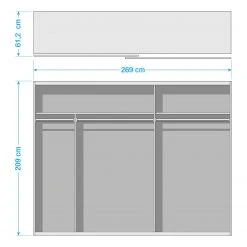 Loftscape Schwebetürenschrank Jördis II -Schlafzimmer Verkaufe DE 1000324982 220117 08215900602 SKETCH DETAILS P000000001000324982 sketch