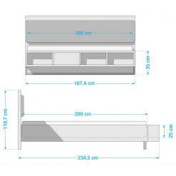 Loftscape Bettgestell Merkin -Schlafzimmer Verkaufe DE 1000324988 220203 150606000500 SKETCH DETAILS P000000001000324988 sketch