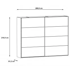 Loftscape Schwebetürenschrank Merkin - Breite: 270 cm -Schlafzimmer Verkaufe DE 1000325000 220203 150536000500 SKETCH DETAILS P000000001000325000 sketch