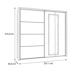 Loftscape Schwebetürenschrank Morten -Schlafzimmer Verkaufe DE 1000328569 220204 10485100500 SKETCH DETAILS P000000001000328569 sketch