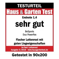 BeSports Federholzrahmen Duo Powerflex KF - 140 x 200cm -Schlafzimmer Verkaufe DE 1000328769 220131 08391500090 DETAILS P000000001000328769