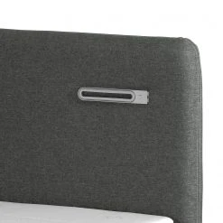 Loftscape Boxspringbett Speedy III - mit Beleuchtung - Flachgewebe Kora: Grau - H2 -Schlafzimmer Verkaufe DE 1000329021 220203 1637520040 DETAILS P000000001000329021