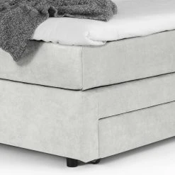 Loftscape Boxspringbett Speedy II - mit Beleuchtung - Microfaser Senga: Silber - H4 -Schlafzimmer Verkaufe DE 1000329055 220203 1641200050 DETAILS P000000001000329055
