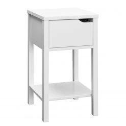 Neue Modular Nachttisch Vincente - Weiß