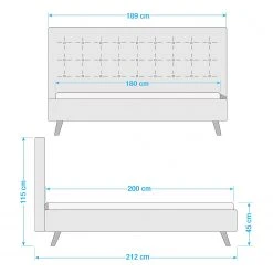 Neue Modular Polsterbett Fano II - 180 x 200cm -Schlafzimmer Verkaufe DE 1000330243 220211 500 SKETCH DETAILS P000000001000330243 sketch