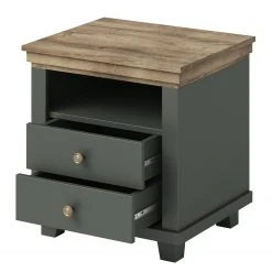 Loftscape Nachtkommode Emmanuela - Dunkelgrün -Schlafzimmer Verkaufe DE 1000335867 220225 030 DETAILS P000000001000335867