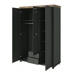 Loftscape Drehtürenschrank Emmanuela - Dunkelgrün - Breite: 154 cm -Schlafzimmer Verkaufe DE 1000335874 220225 030 DETAILS P000000001000335874