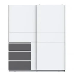 Loftscape Schwebetürenschrank Tover - Weiß / Anthrazit -Schlafzimmer Verkaufe DE 1000336317 220224 030 DETAILS P000000001000336317