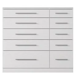 Loftscape Kommode Manhatten - Pinie Weiß Dekor - Breite: 103 cm