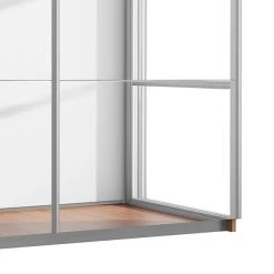 Rauch Orange Schwebetürenschrank Subito reflect - Eiche Artisan Dekor - Breite: 135 cm -Schlafzimmer Verkaufe DE 1000339436 220310 100 DETAILS P000000001000339436