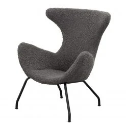 Naturoo Relaxsessel Northway - Teddyfell - Grau