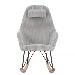 Norrwood Schaukelstuhl Silvassa - Cord - Grau -Schlafzimmer Verkaufe DE 1000339550 220329 030 DETAILS P000000001000339550