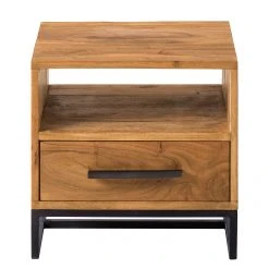 Ars manufacti Nachtkommode Woodson II - Akazie massiv / Metall - Akazie Hellbraun -Schlafzimmer Verkaufe DE 1000339806 220311 030 DETAILS P000000001000339806