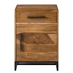 Ars manufacti Nachtkommode Woodson I - Akazie massiv / Metall - Akazie Hellbraun -Schlafzimmer Verkaufe DE 1000339809 220311 030 DETAILS P000000001000339809