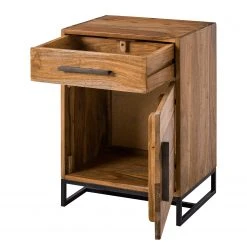 Ars manufacti Nachtkommode Woodson I - Akazie massiv / Metall - Akazie Hellbraun -Schlafzimmer Verkaufe DE 1000339809 220311 035 DETAILS P000000001000339809