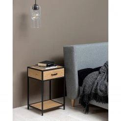 Loftscape Nachttisch Serra - Wildeiche Dekor -Schlafzimmer Verkaufe DE 1000340006 220323 021 MOOD DETAILS P000000001000340006 mood