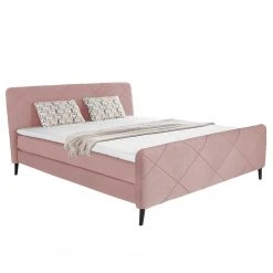 Loftscape Boxspringbett Perez - Rosa - 180 x 200cm