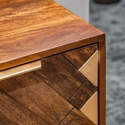 Red Living Kommode Nook - Mango massiv / Metall - Mango / Gold -Schlafzimmer Verkaufe DE 1000341972 220331 065 DETAILS P000000001000341972