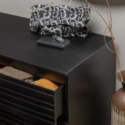 Red Living Kommode Rayong II - Kiefer massiv - Kiefer Schwarz -Schlafzimmer Verkaufe DE 1000342090 220401 040 DETAILS P000000001000342090