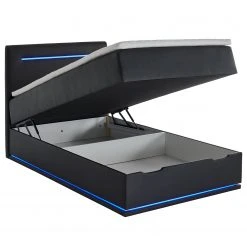 Meise.möbel Boxspringbett Sunshine - Schwarz - 120 x 200cm -Schlafzimmer Verkaufe DE 1000343743 220420 030 DETAILS P000000001000343743